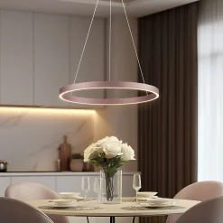 Lucande Smart LED-riippuvalaisin Yonam, kahvi, 1-valo, Tuya