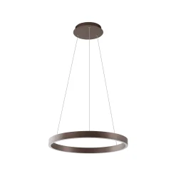 Lucande Smart LED-riippuvalaisin Yonam, kahvi, 1-valo, Tuya