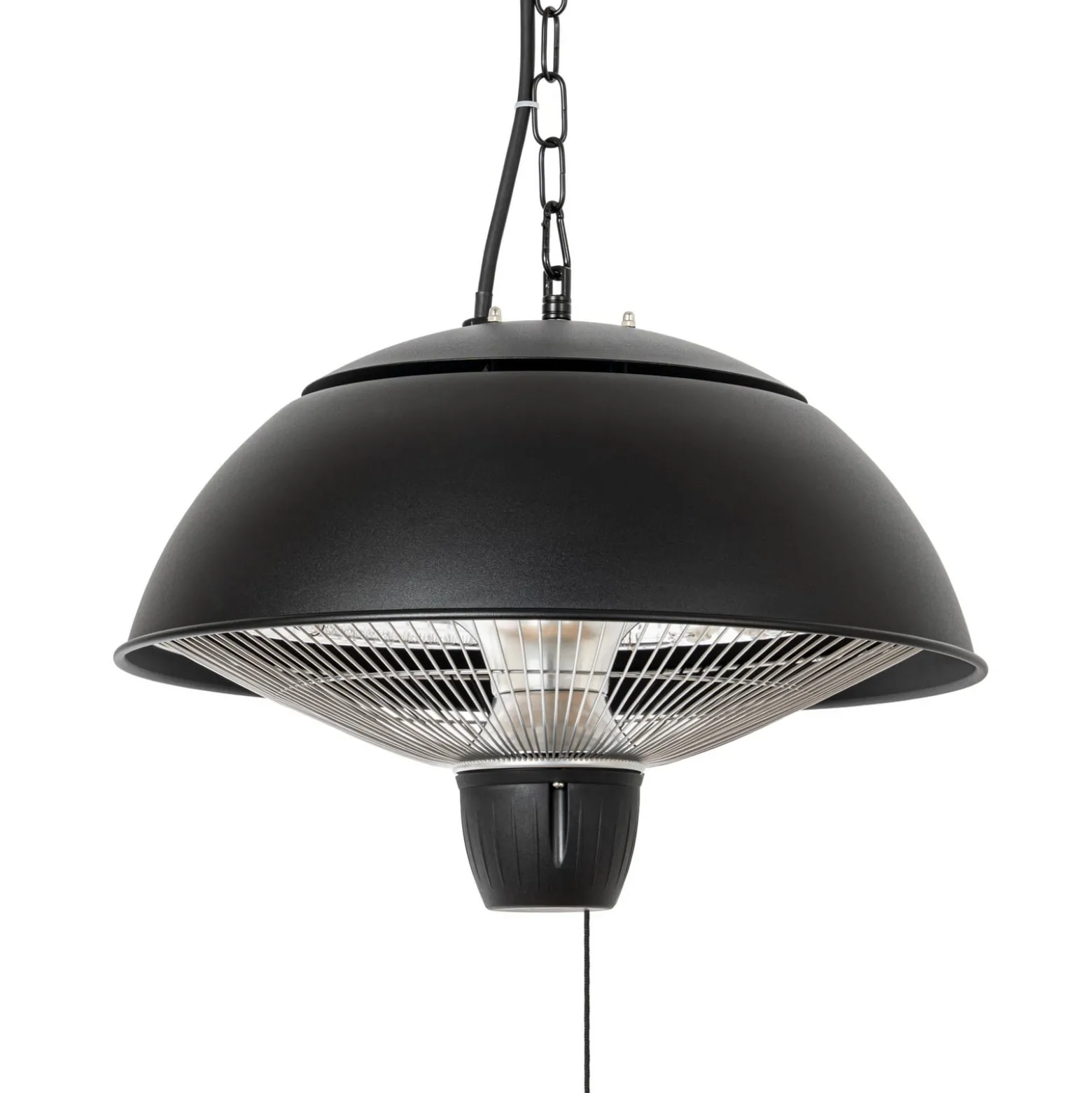 Lucande Theriona -terassilämmitin, musta, Ø 42 cm, IP24