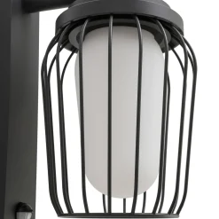 Lucande ulkoseinävalaisin Chandan, 30 cm, antrasiitti, anturi