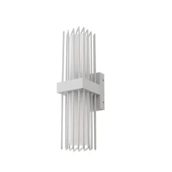 Lucande ulkoseinävalaisin Chandan, 42 cm, valkoinen, metalli, IP54