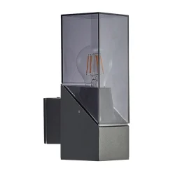 Lucande ulkoseinävalaisin Fiola, 25 cm, antrasiitti, IP54