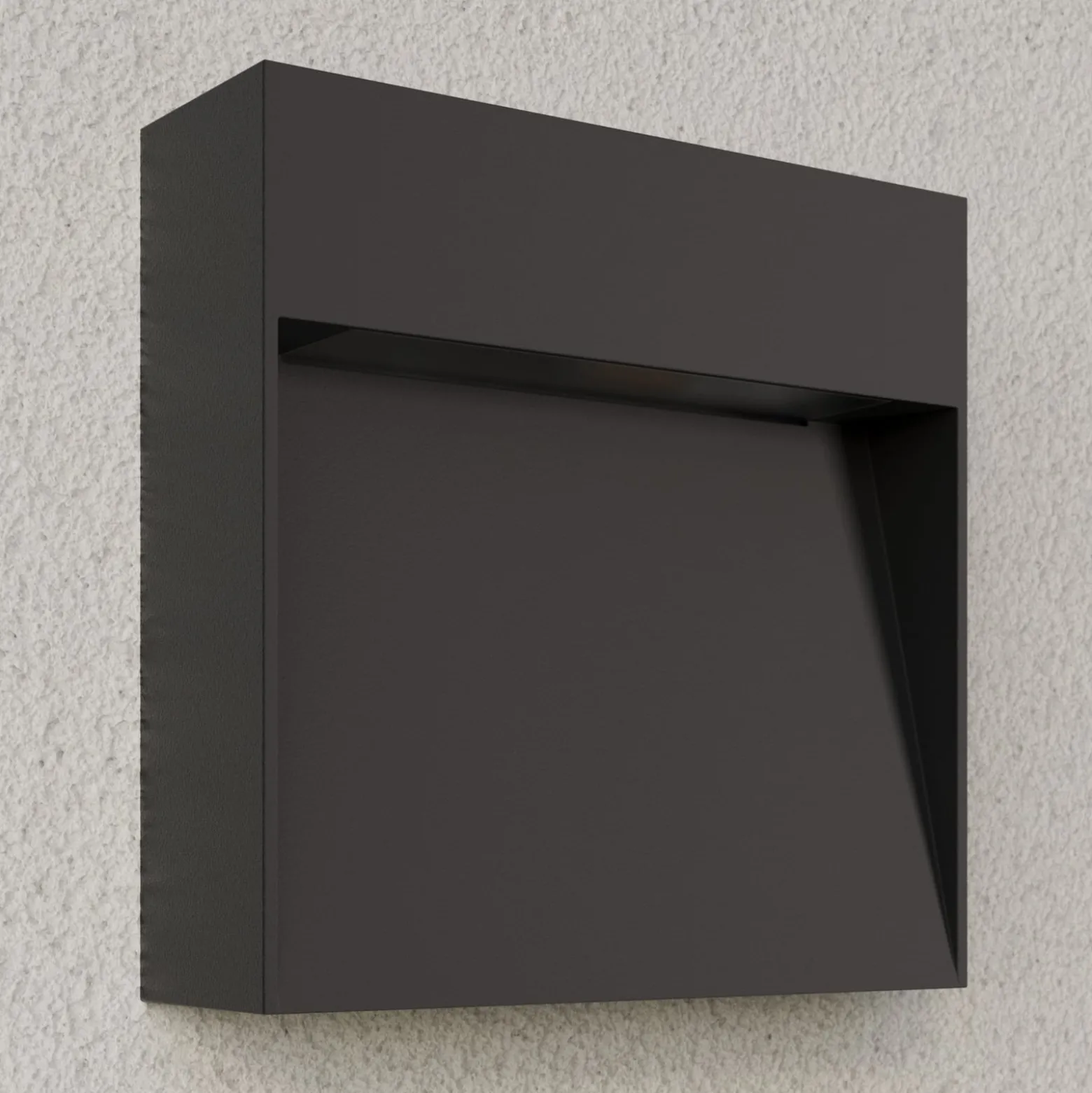 Lucande ulkoseinävalaisin Noreia, 13 cm, antrasiitti, IP65, G9