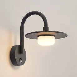 Lucande ulkoseinävalaisin Zamalino, 31 cm, antrasiitti, tunnistin