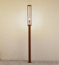 Lucande ulkovalaisin Alivaro, ruosteenvärinen, 220 cm, E27, IP65