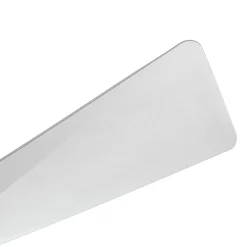 Lucande Ventoro -kattotuuletin, halkaisija 132 cm, hopea, metalli
