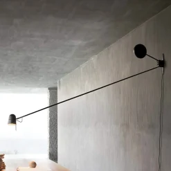 Luceplan LED-seinävalaisin Counterbalance musta