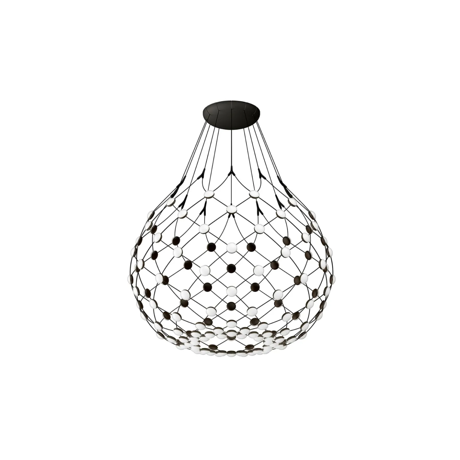 Luceplan Mesh riippuvalaisin Ø 80 cm Wireless 1 m