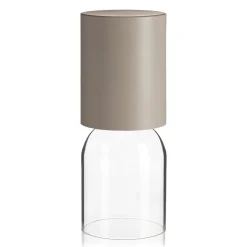 Luceplan Nui Mini -pöytälamppu, akku IP54 hiekka