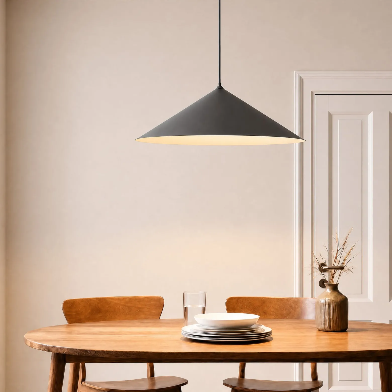 Lume XL -riippuvalaisin, ruskea, metalli, Ø 49 cm, GX53