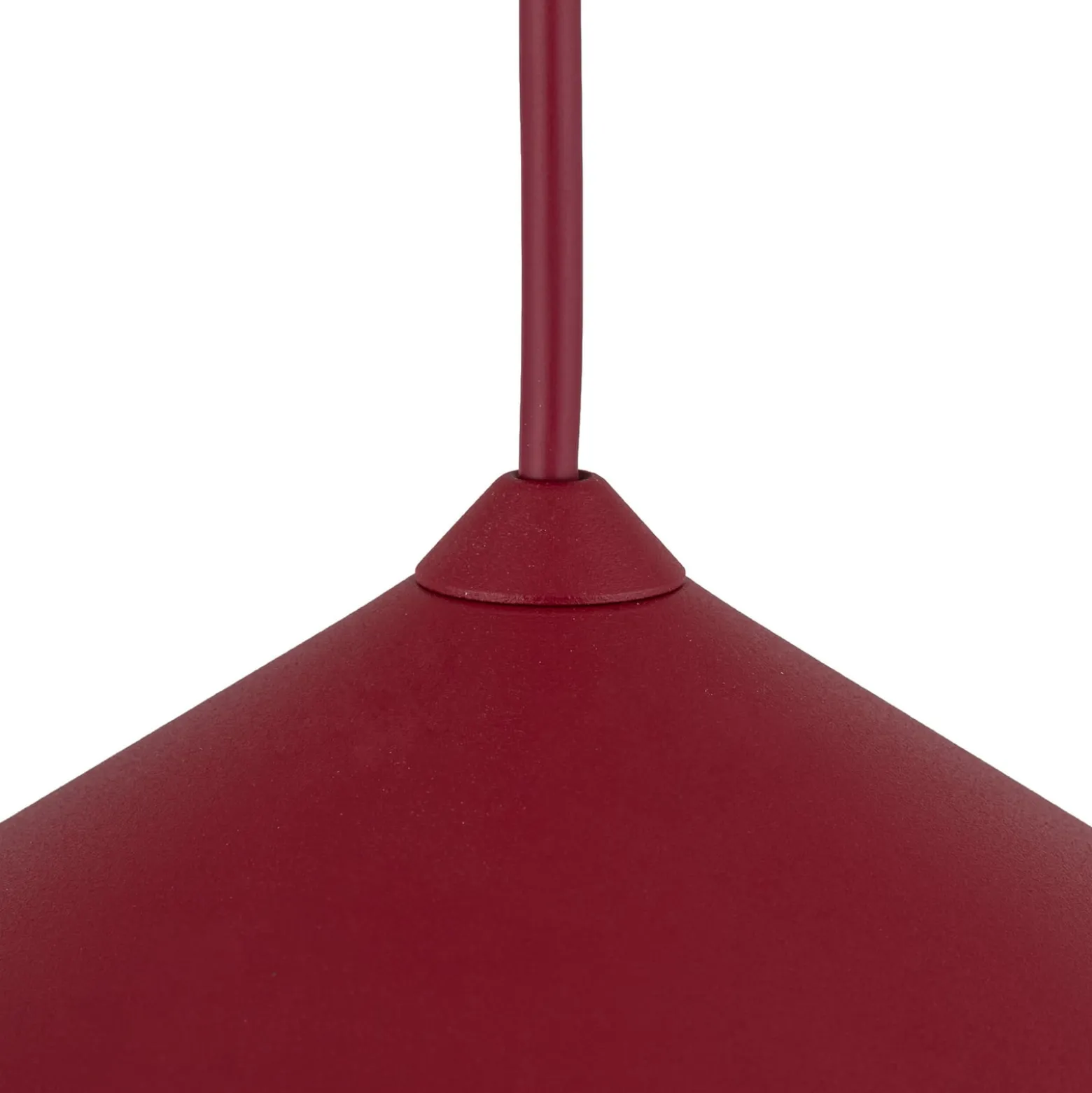 Lume XL -riippuvalaisin, viininpunainen, metalli, Ø 49 cm, GX53