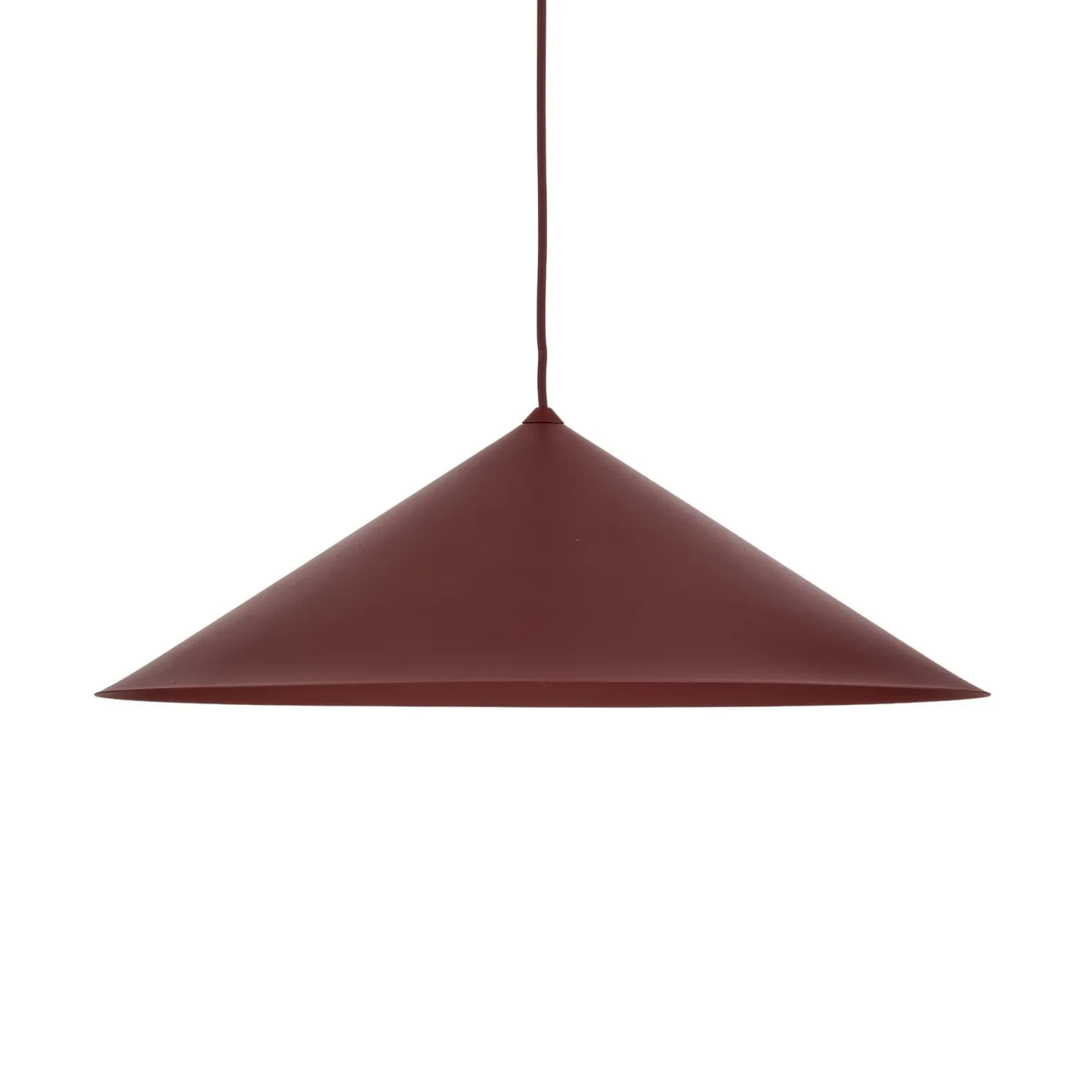 Lume XL -riippuvalaisin, viininpunainen, metalli, Ø 49 cm, GX53