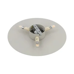 Luna seinävalaisin, beige, epäsuora valo, Ø 30 cm, teräs