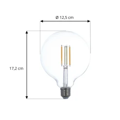 LUUMR Smart LED E27 G125 7W ZigBee Tuya Philips Hue sarja 2 kpl
