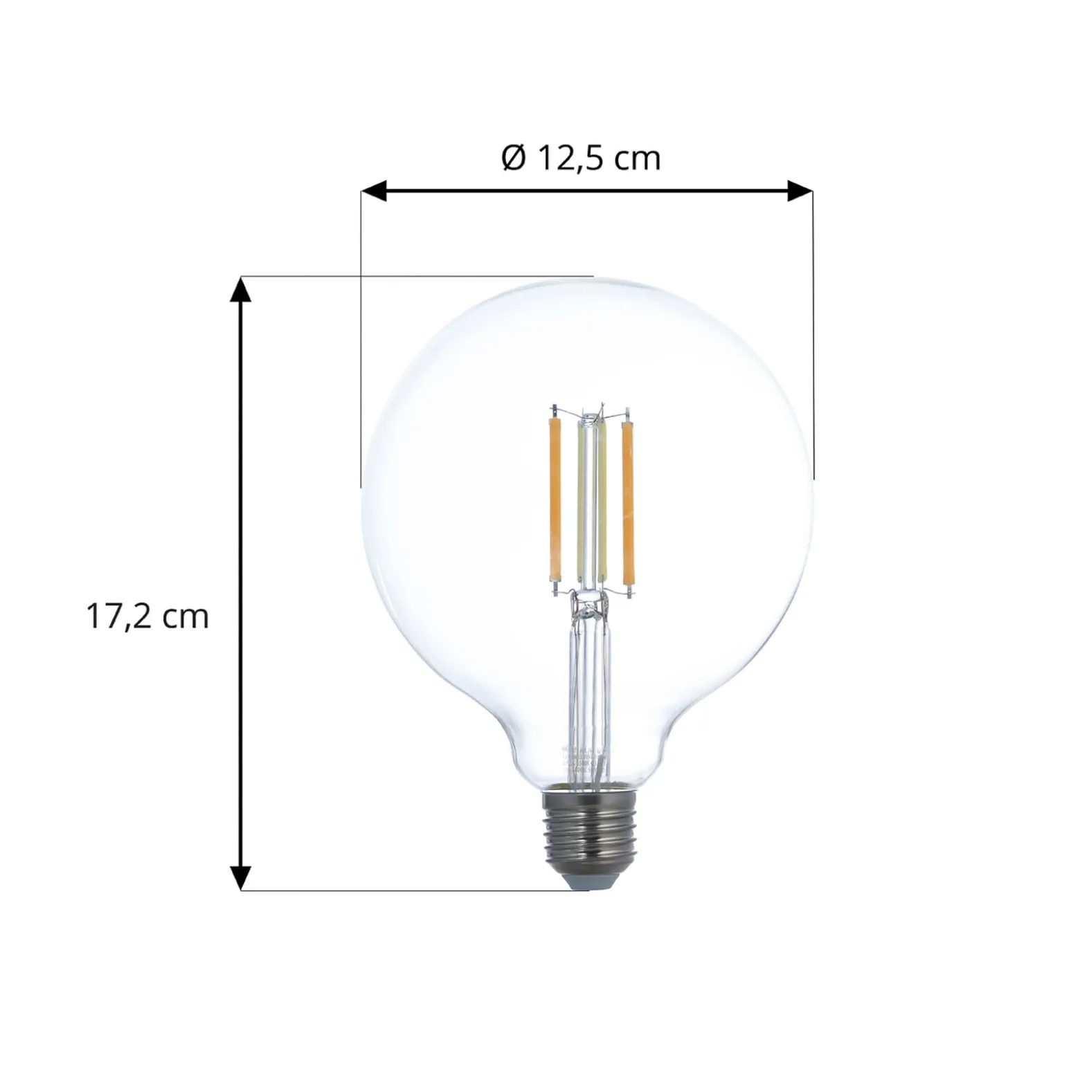 LUUMR Smart LED E27 G125 7W ZigBee Tuya Philips Hue sarja 2 kpl