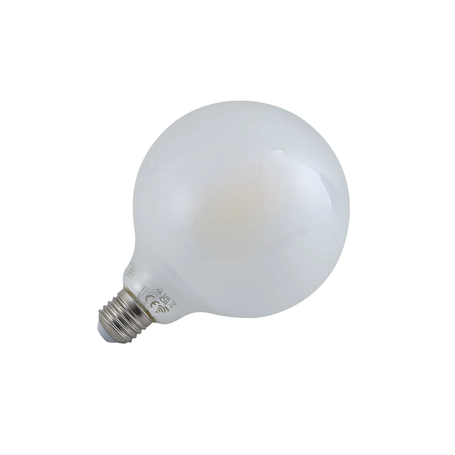 LUUMR Smart LED-lamppu, mattapintainen, E27 G125, 7 W, Tuya WLAN CCT