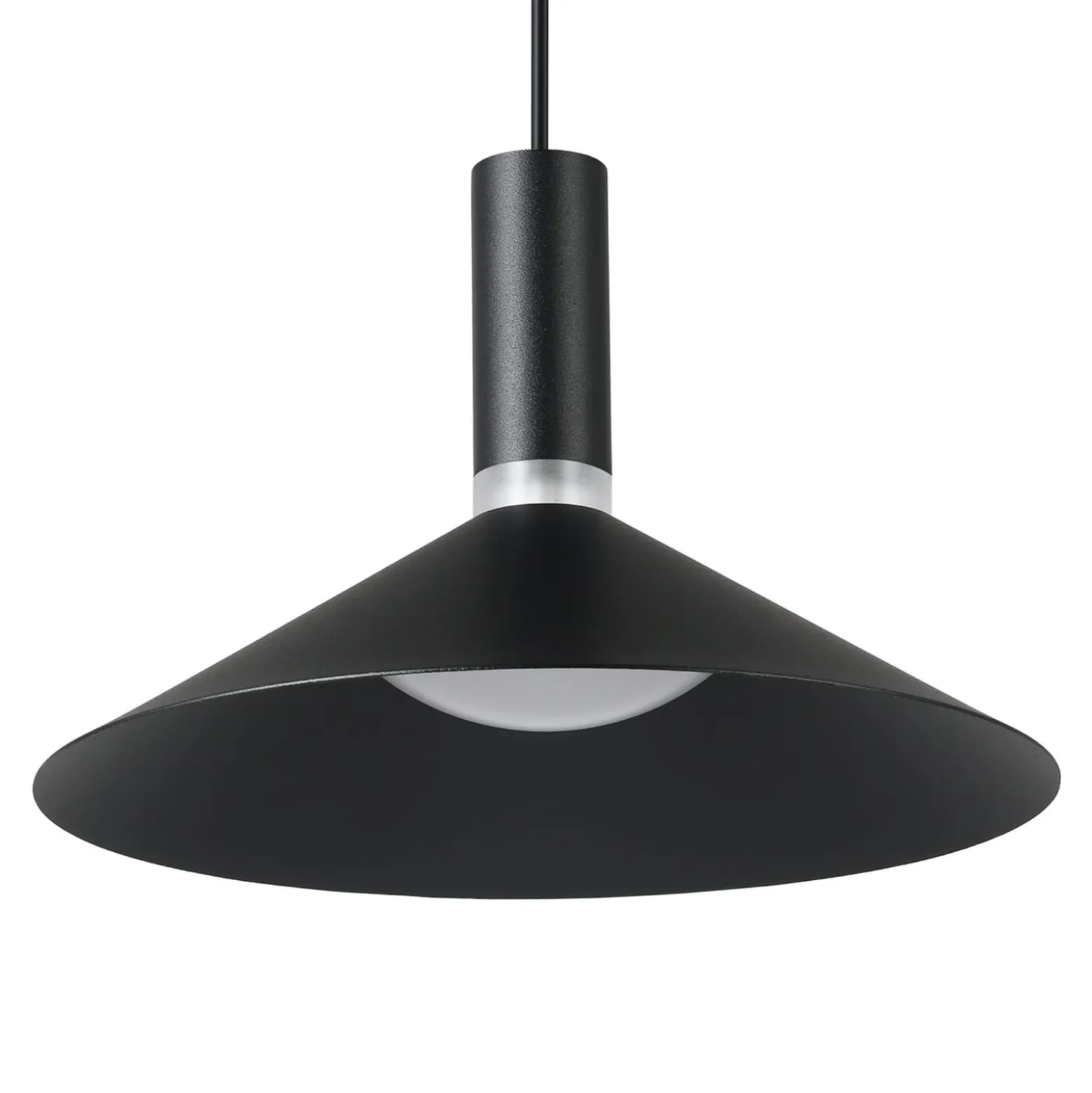 Älykäs riippuvalo Conomavilla-Z, musta 92 cm 3-lamppuinen RGB