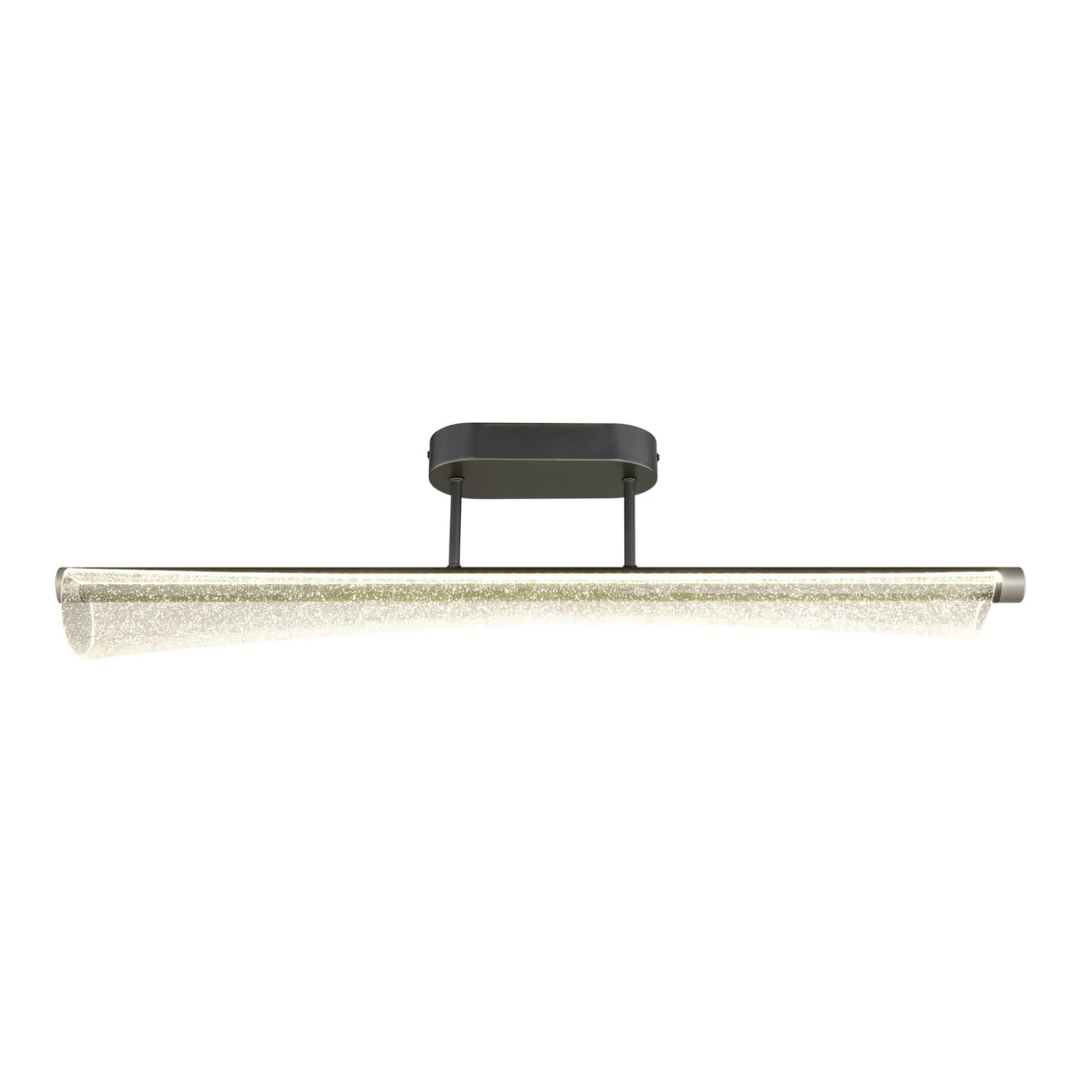 Malinda-LED-kattovalaisin, kirkas/antrasiitti, pituus 81 cm, CCT