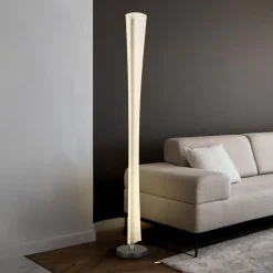 Malinda-LED-lattiavalo, kirkas/antrasiitti, korkeus 155 cm, CCT