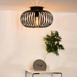 Manuela häkkikattovalaisin, Ø 40 cm, musta
