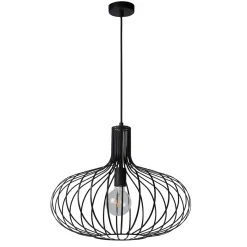 Manuela häkki-riippuvalaisin, musta, 50 cm