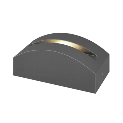 Marka LED-ulkovalaisin, tummanharmaa alumiini