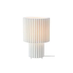 Markslöjd pöytävalaisin Catis, valkoinen, korkeus 32 cm, tekstiili, E27