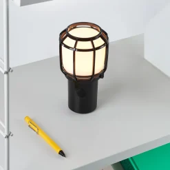 MARSET Chispa -LED-akkuterassivalaisin IP44, musta