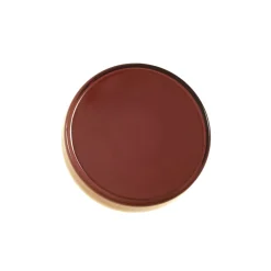 MARSET LED-seinälamppu Caramel, ruskea, Ø 28 cm, TRIAC, lasi