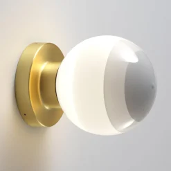 MARSET LED-seinävalaisin Dipping Light A2, valkoinen/kulta