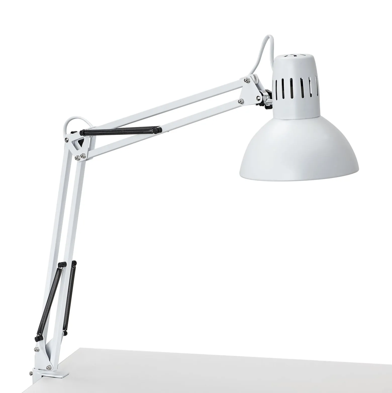 MAULstudy klipsivalaisin, valkoinen, korkeus 44 cm, metallia