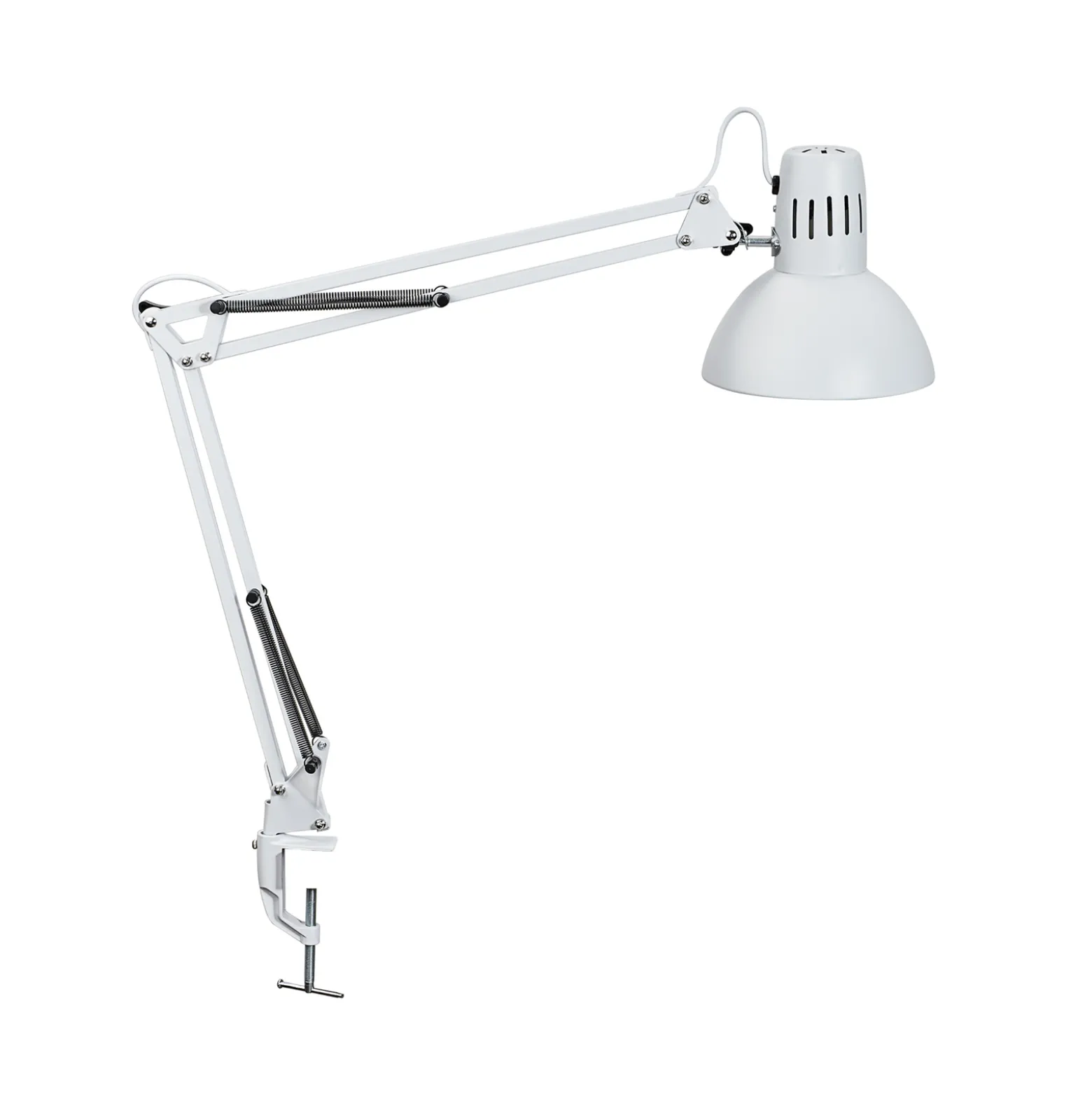 MAULstudy klipsivalaisin, valkoinen, korkeus 44 cm, metallia