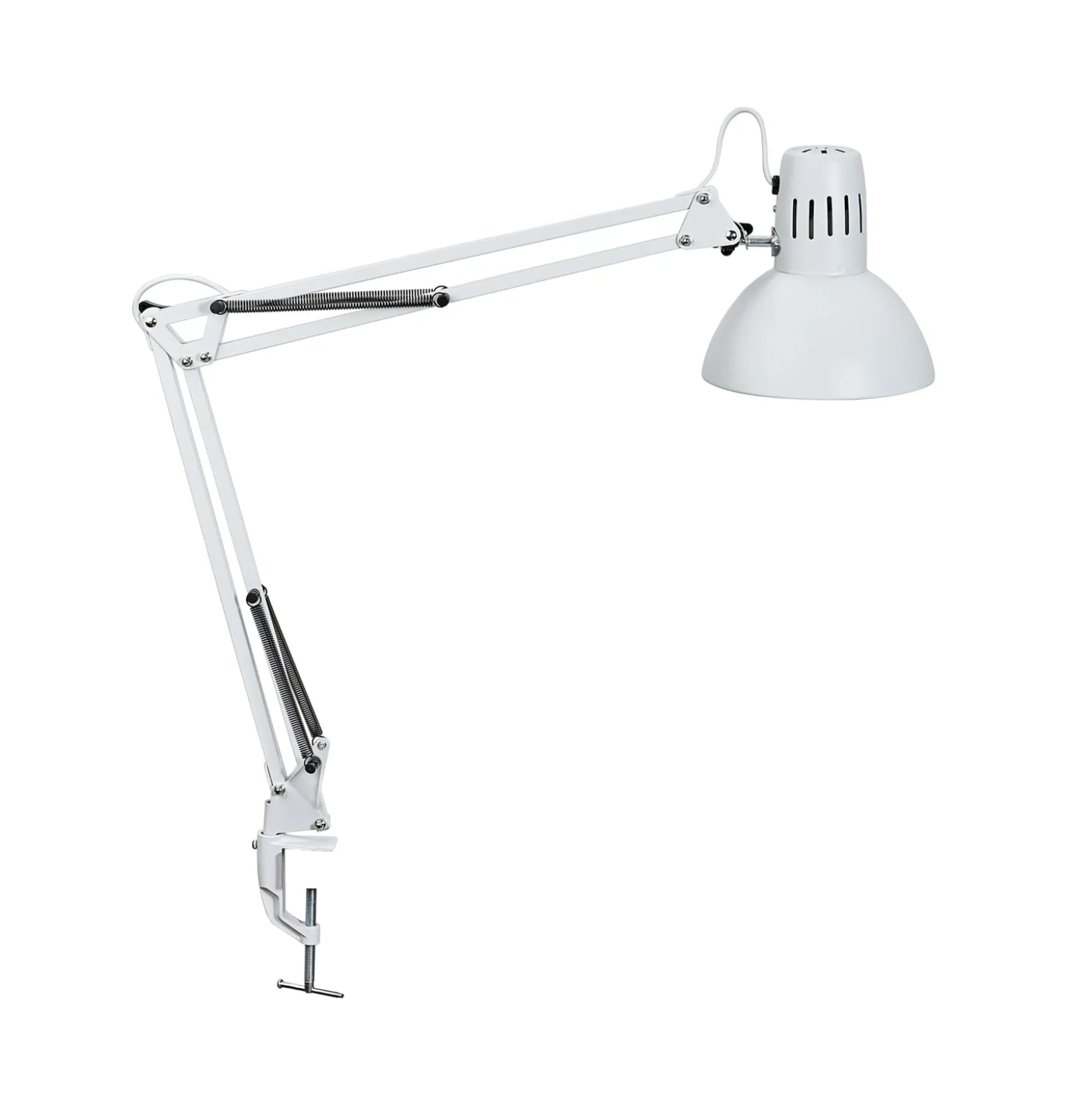 MAULstudy klipsivalaisin, valkoinen, korkeus 44 cm, metallia