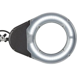 MAULviso LED-suurennuslasivalaisin, musta, korkeus 50 cm, kiinnike
