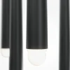 Maytoni Cascade LED-riippuvalaisin, musta, 5-valo, 5 valoa