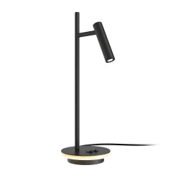 Maytoni Estudo LED-pöytävalaisin, musta Korkeus 45,5 cm metallia