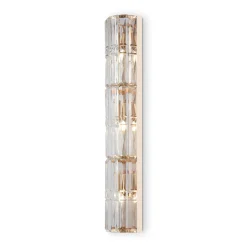 Maytoni Facet seinävalaisin, korkeus 75,2 cm, kullanvärinen, lasi