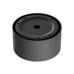 Maytoni LED-alasvalo Vega, musta, Ø 14 cm, 15W, alumiini