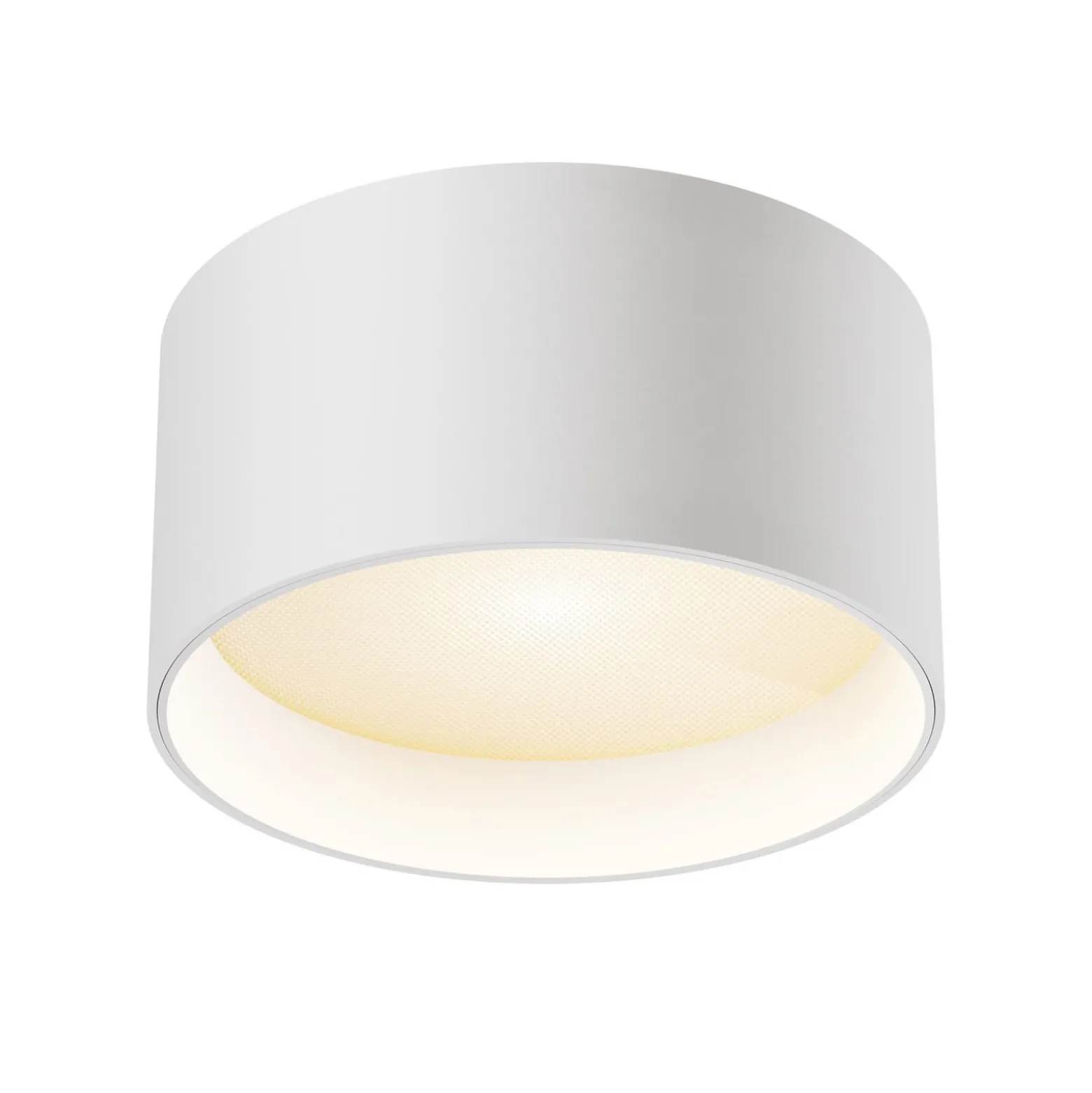 Maytoni LED-alasvalo Vega, valkoinen, Ø 14 cm, 15W, alumiini
