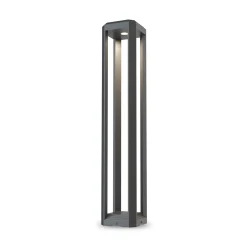 Maytoni LED polkuvalaisin Royal Mile, harmaa, korkeus 80 cm, alumiinia