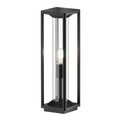Maytoni-pollarivalaisin Cell, grafiitti, alumiini, korkeus 50 cm, IP54