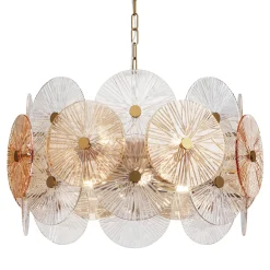 Maytoni-riippuvalaisin Aster, lasi, Ø 62,6 cm, 8 x E14