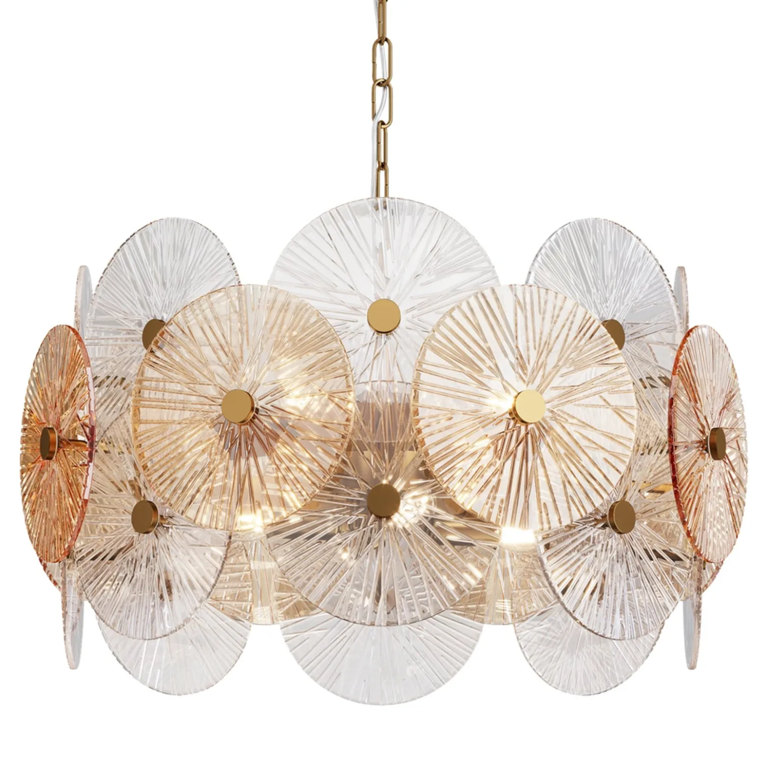 Maytoni-riippuvalaisin Aster, lasi, Ø 62,6 cm, 8 x E14
