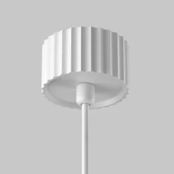 Maytoni-riippuvalaisin Calipso, valkoinen, Ø 5.6cm, alumiini, GU10
