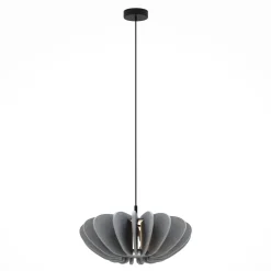 Maytoni-riippuvalaisin Cambio, harmaa, Ø 58 cm, huopa, E27