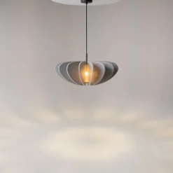 Maytoni-riippuvalaisin Cambio, harmaa, Ø 58 cm, huopa, E27
