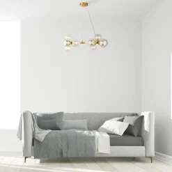 Maytoni-riippuvalaisin Dallas, 11-lamppuinen, kullanvärinen/kamaranssi