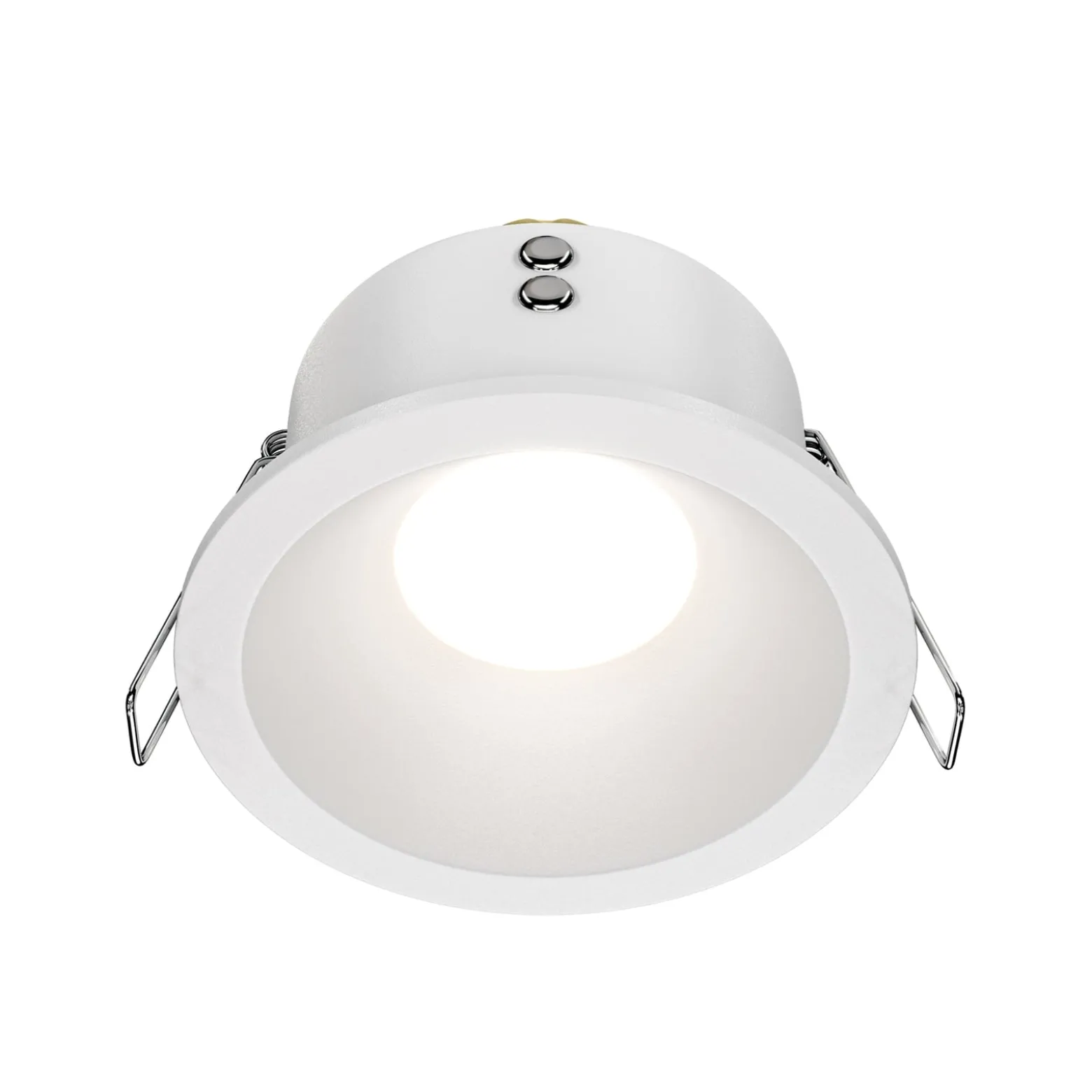 Maytoni upotettava kattovalaisin Zoom valkoinen Ø 8,5 cm alumiini IP65 GU10