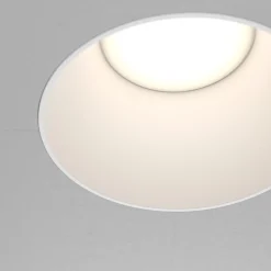 Maytoni upotettava valaisin Share, valkoinen/valkoinen, Ø 14 cm, alumiini, GU10