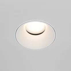 Maytoni uppoasennusvalaisin Share, valkoinen/valkoinen, Ø 10,2 cm, alumiini,